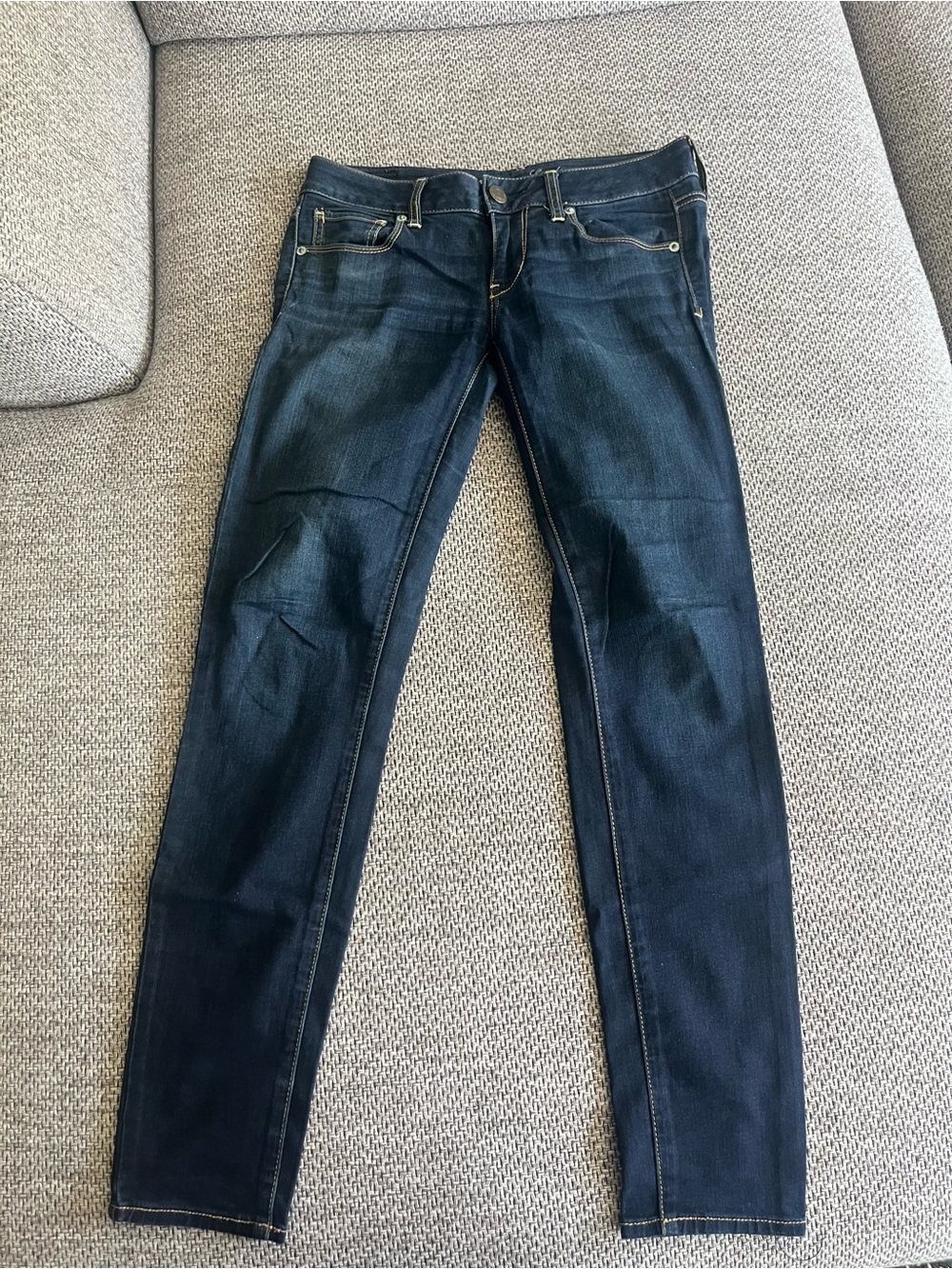 American Eagle Outfitters Dark Blue Skinny Jeans